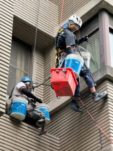 新北市樹林區社區外牆磁磚修補工程施工｜瀛升外牆工程-3