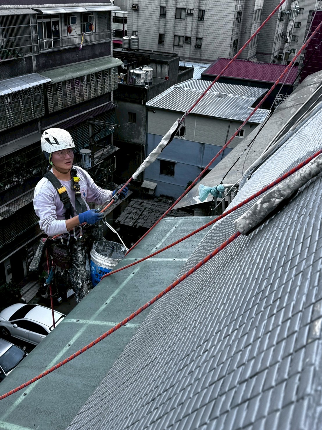 桃園市中壢區公寓外牆防水工程施工