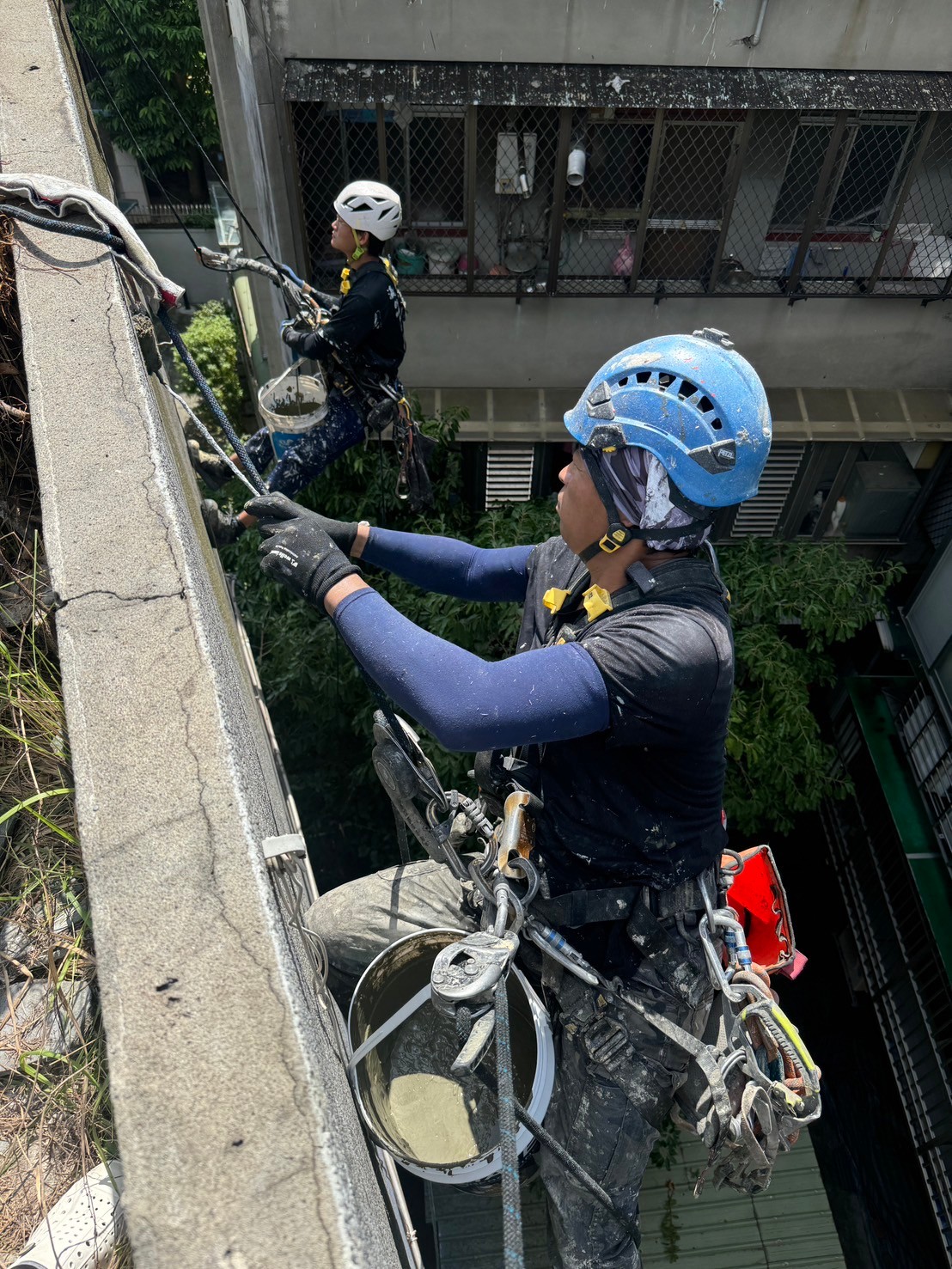 防水工程｜台北市大安區公寓外牆防水工程施工｜瀛升外牆工程-9