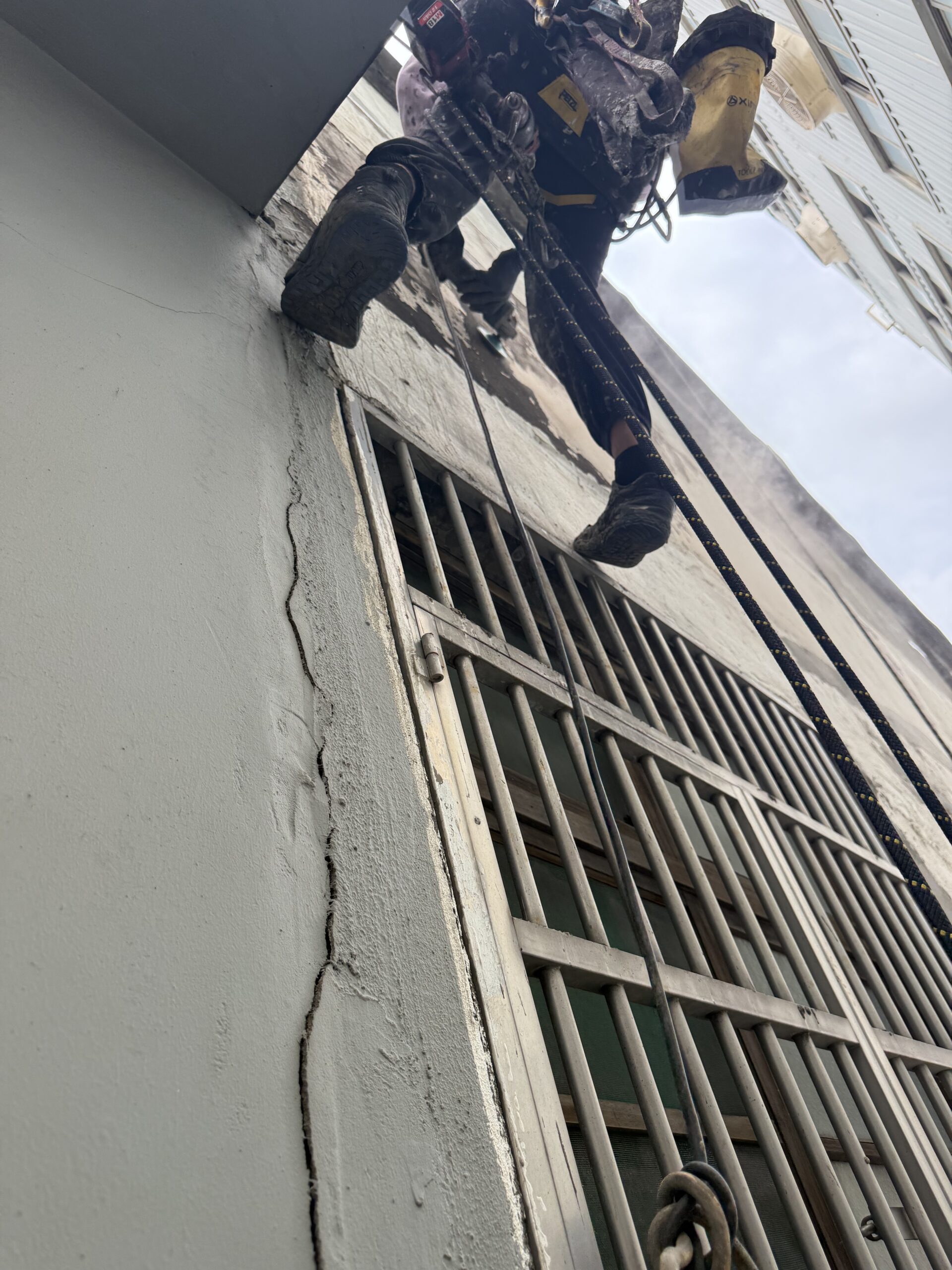 桃園市桃園區透天外牆防水工程施工