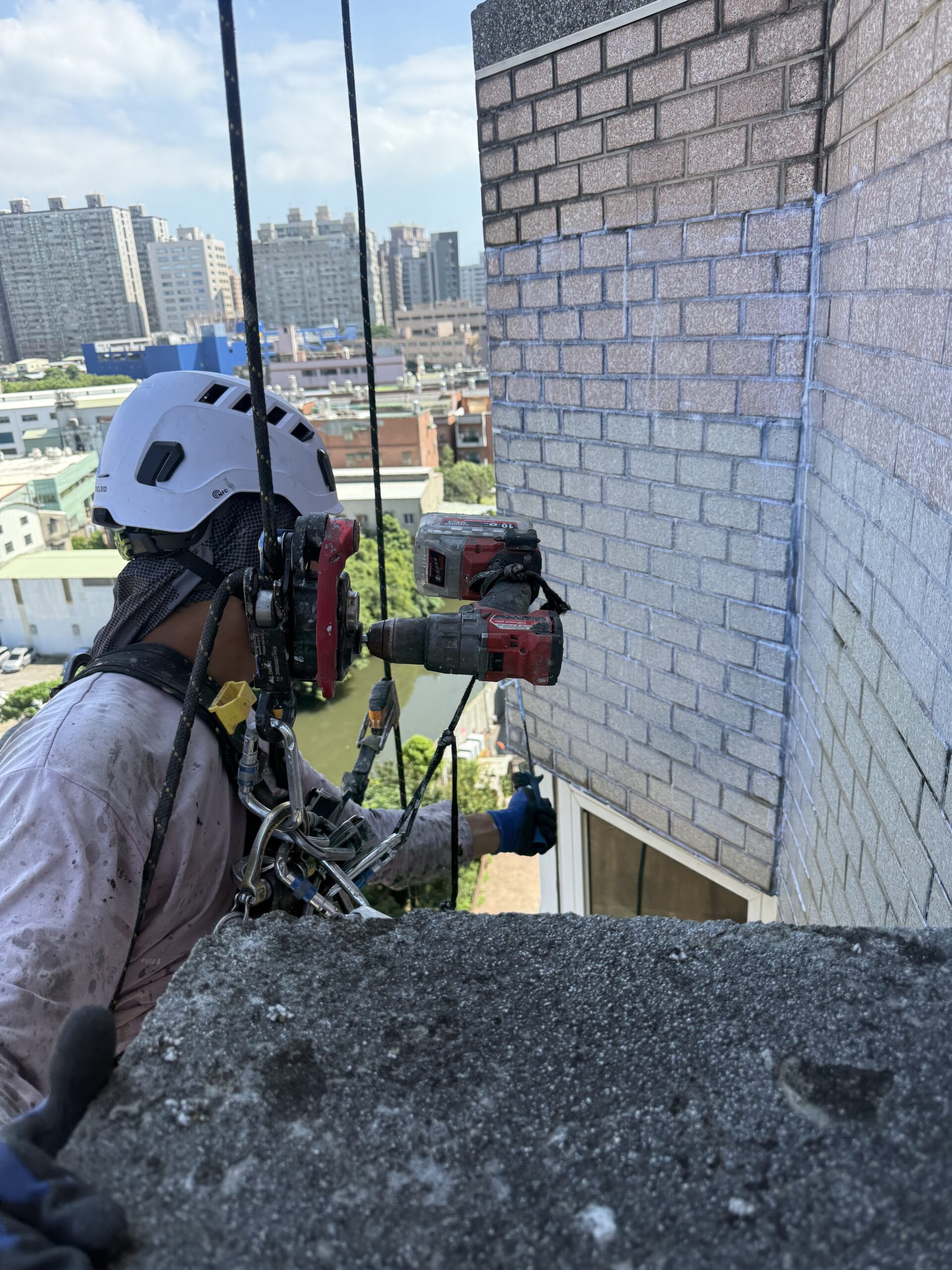 桃園市桃園區社區外牆防水工程施工