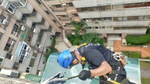 桃園外牆施工｜大樓採光罩更換｜外牆工程